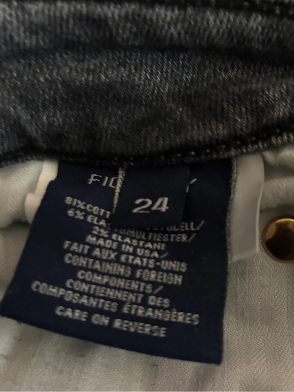 πFidelity Women's Gray High-Rise Slim π Jeans ππΊπ - Picture 7 of 8